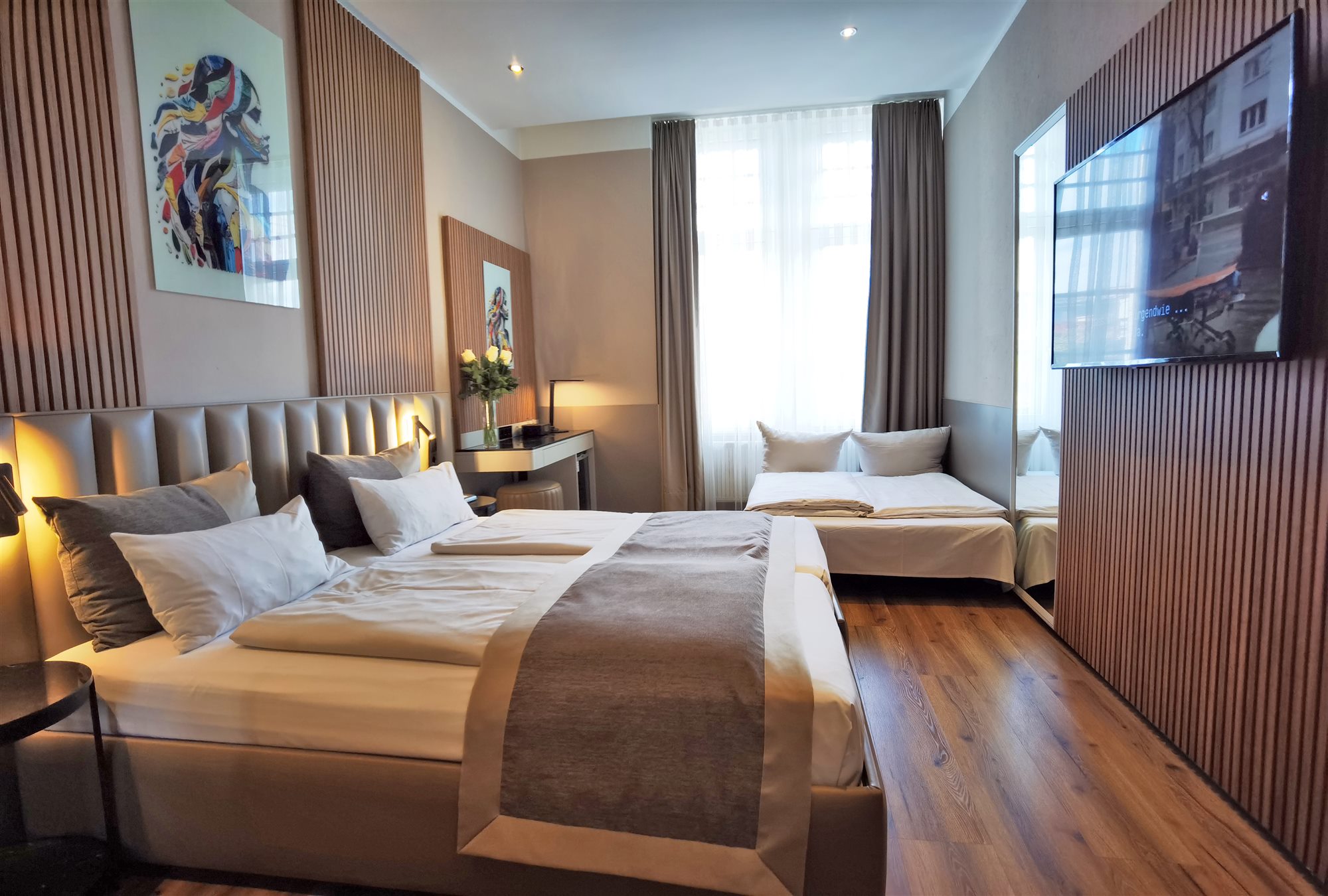 Bright double room